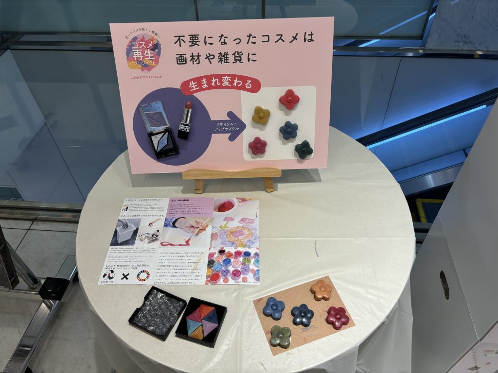 コスメ再生プロジェクト　新横浜プリンスぺぺ　画材
