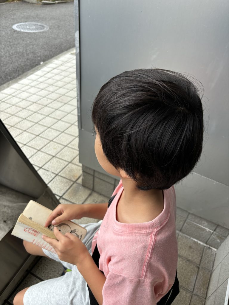 子供のカット前写真